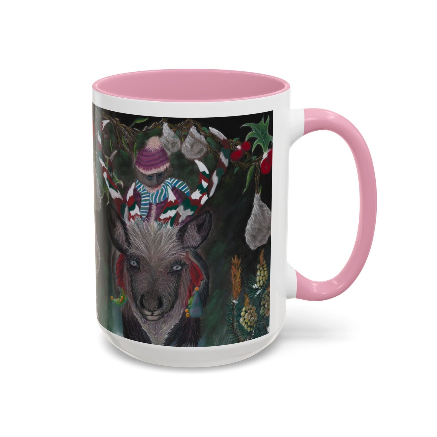 Colorful Mugs (11oz, 15oz) 'Christmas Emergence'.