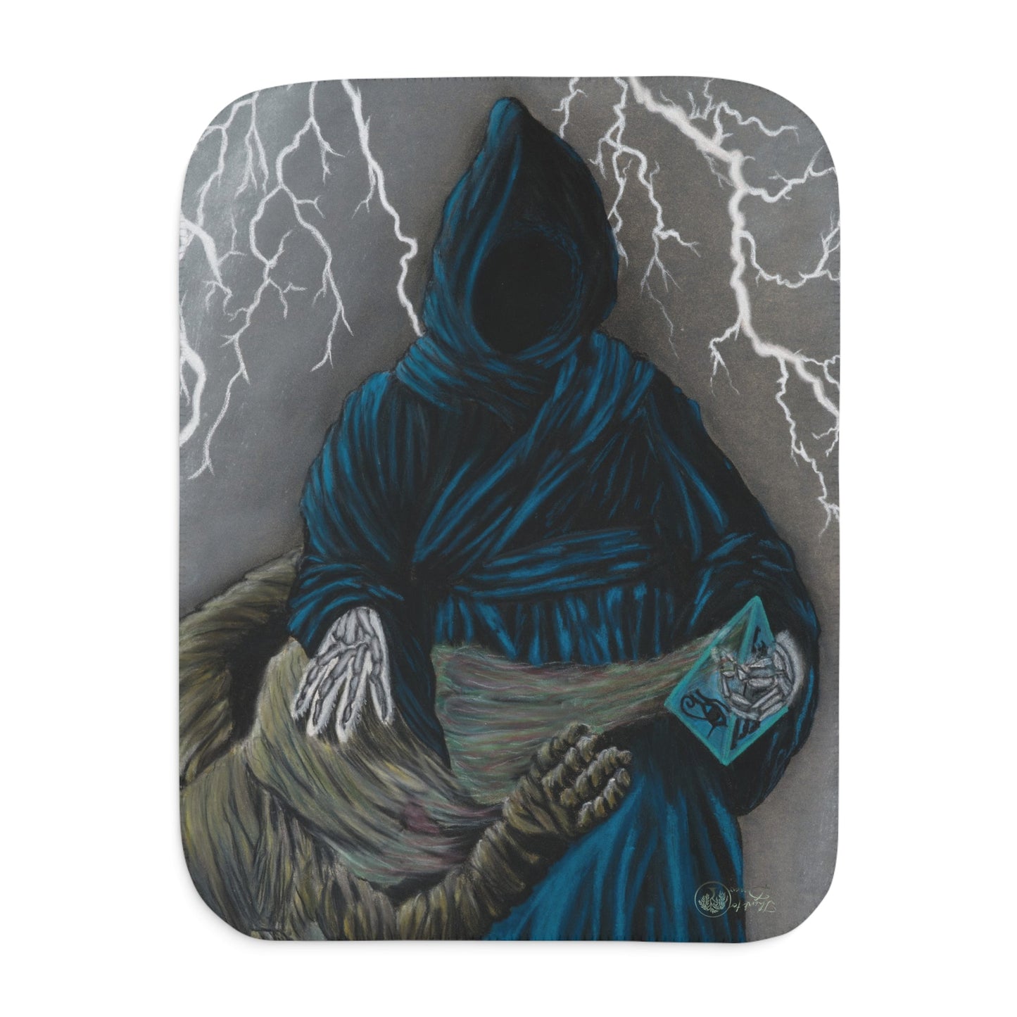 Sherpa Blanket, Two Colors 'The Grave Escape'.