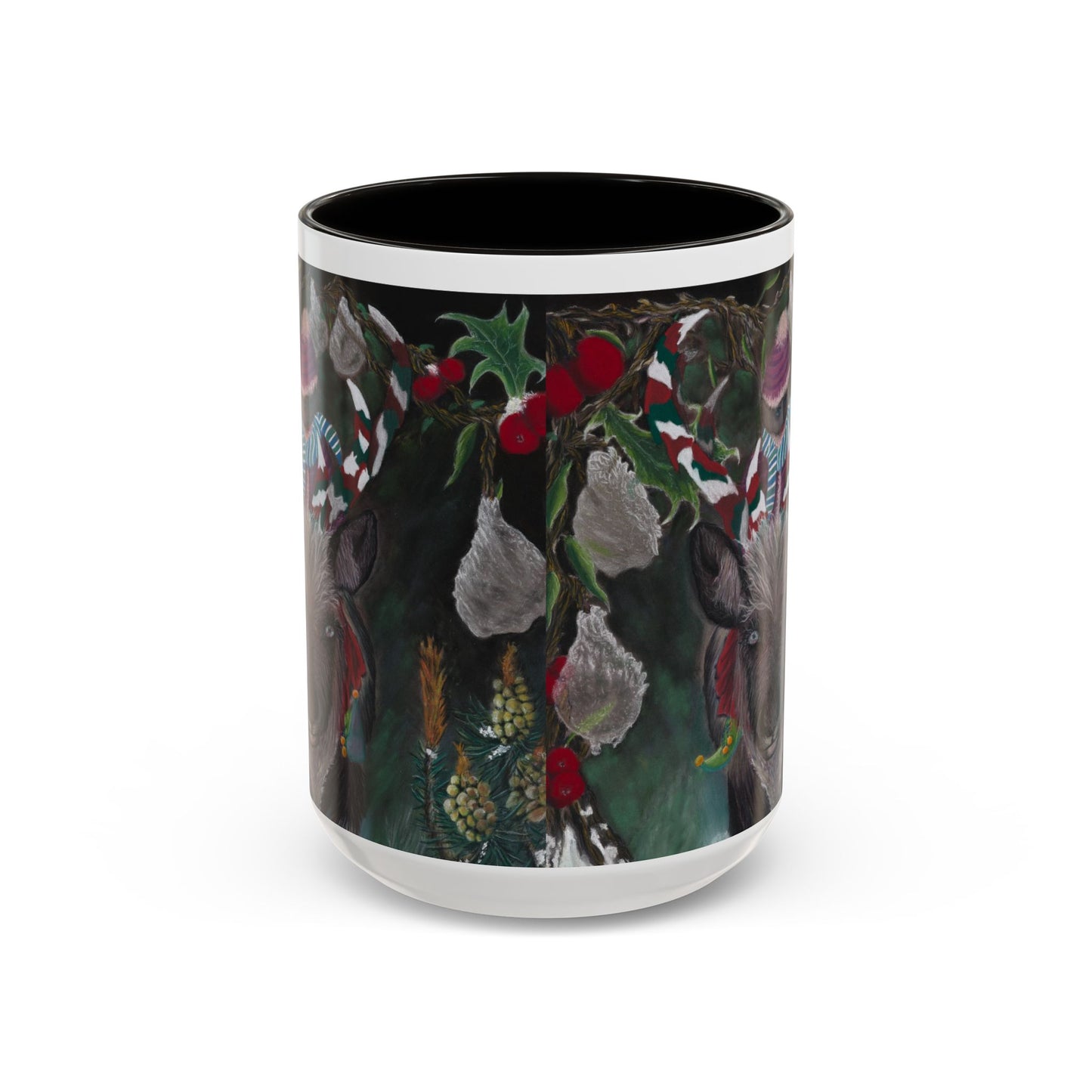 Colorful Mugs (11oz, 15oz) 'Christmas Emergence'.