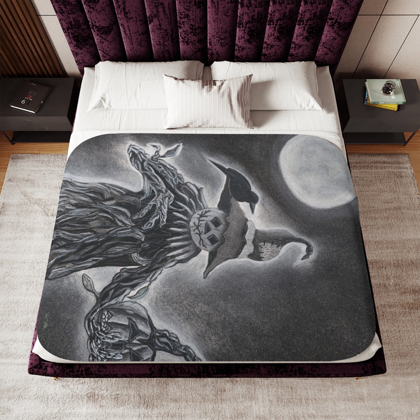 Sherpa Blanket, Two Colors 'The Gatekeeper'.