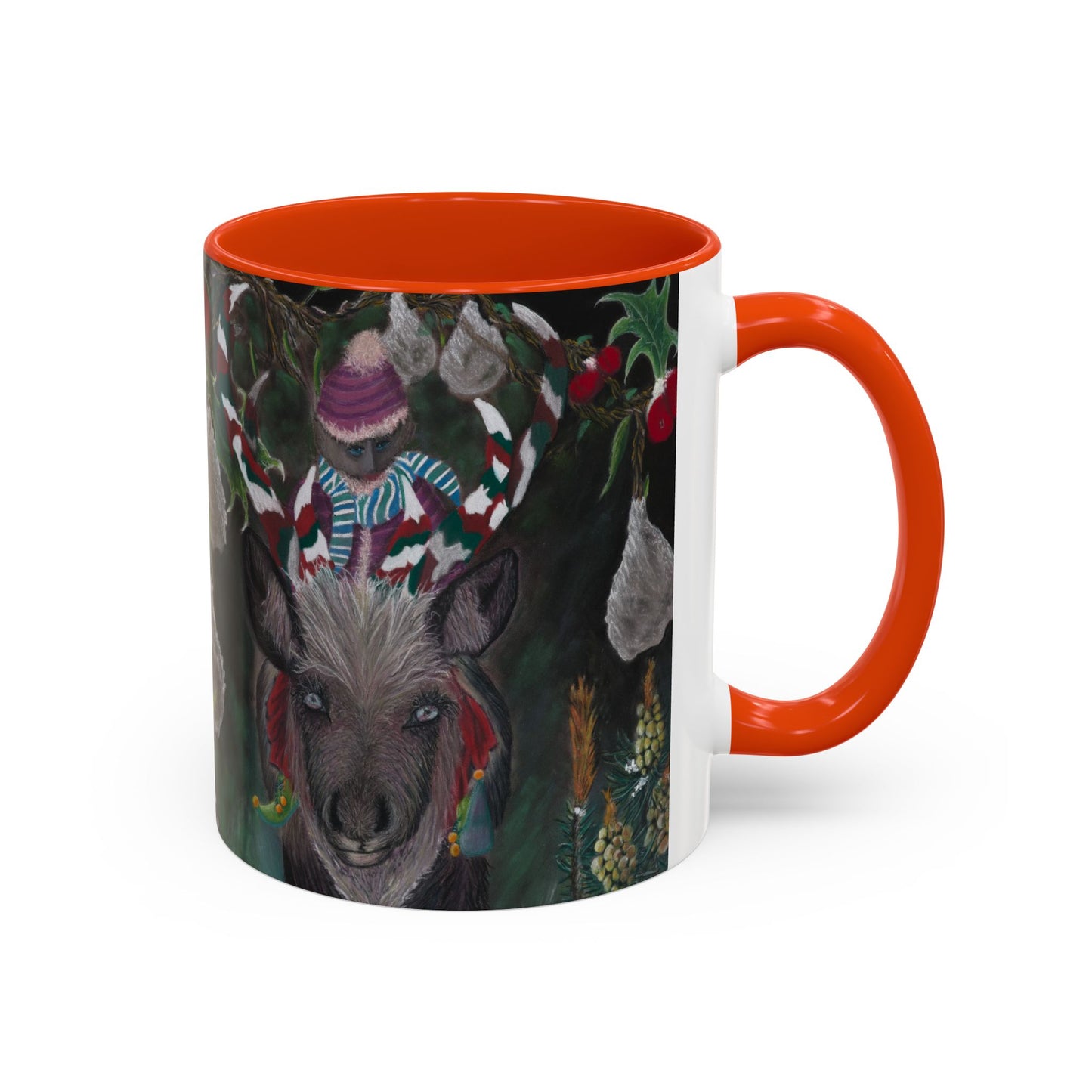 Colorful Mugs (11oz, 15oz) 'Christmas Emergence'.