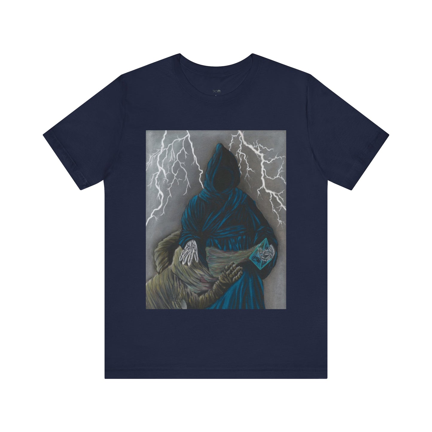 Unisex Short Sleeve T-shirt 'The Grave Escape'.