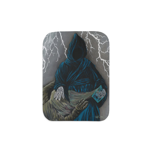 Sherpa Blanket, Two Colors 'The Grave Escape'.