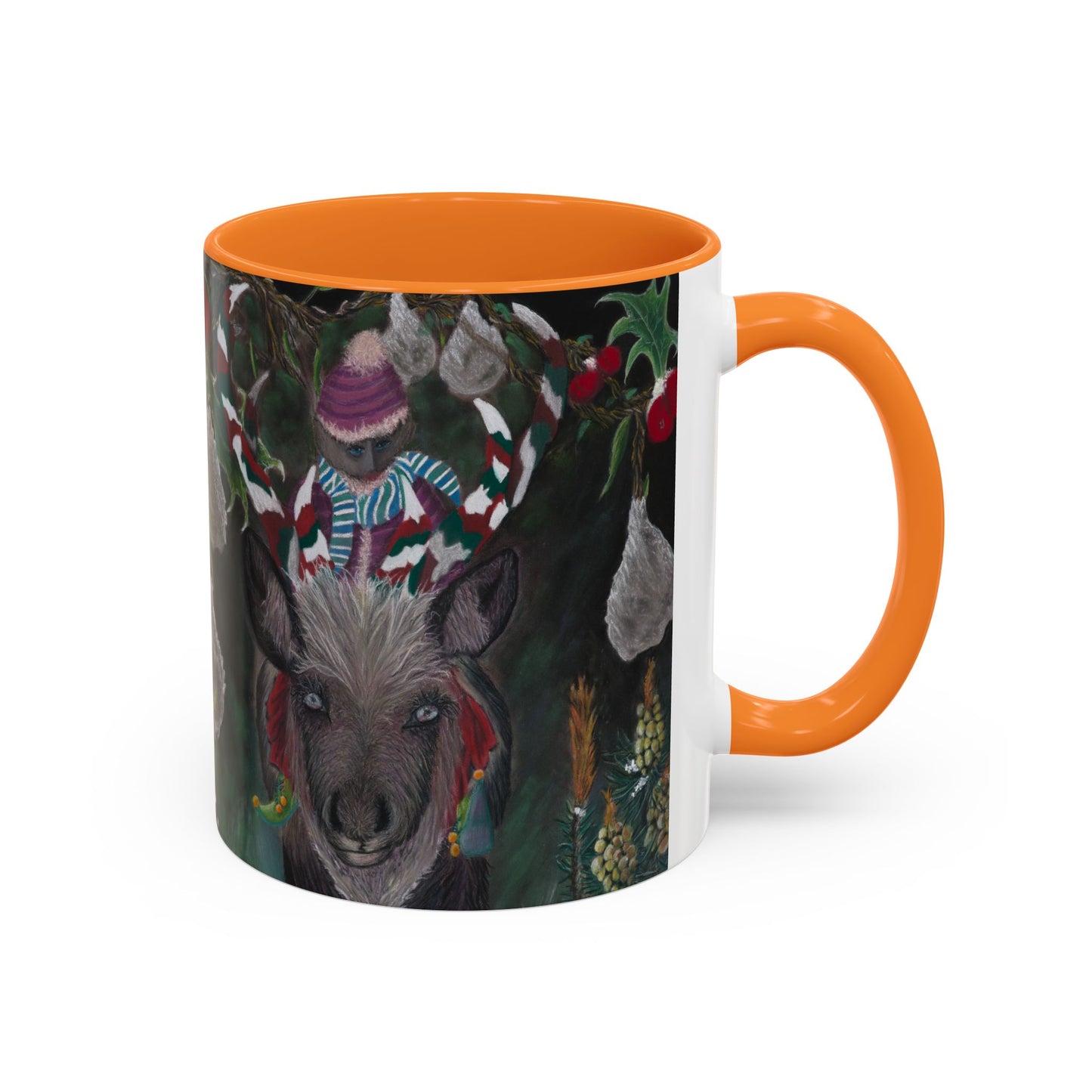 Colorful Mugs (11oz, 15oz) 'Christmas Emergence'.