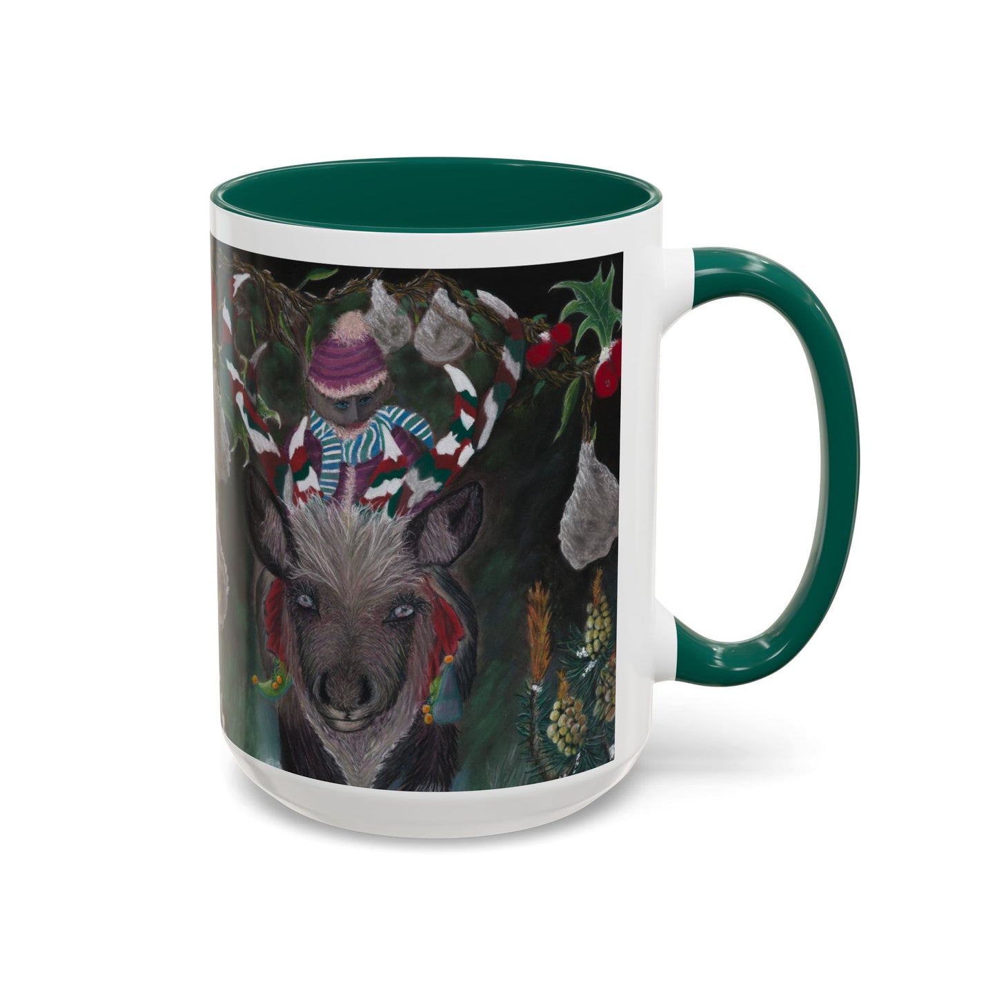 Colorful Mugs (11oz, 15oz) 'Christmas Emergence'.