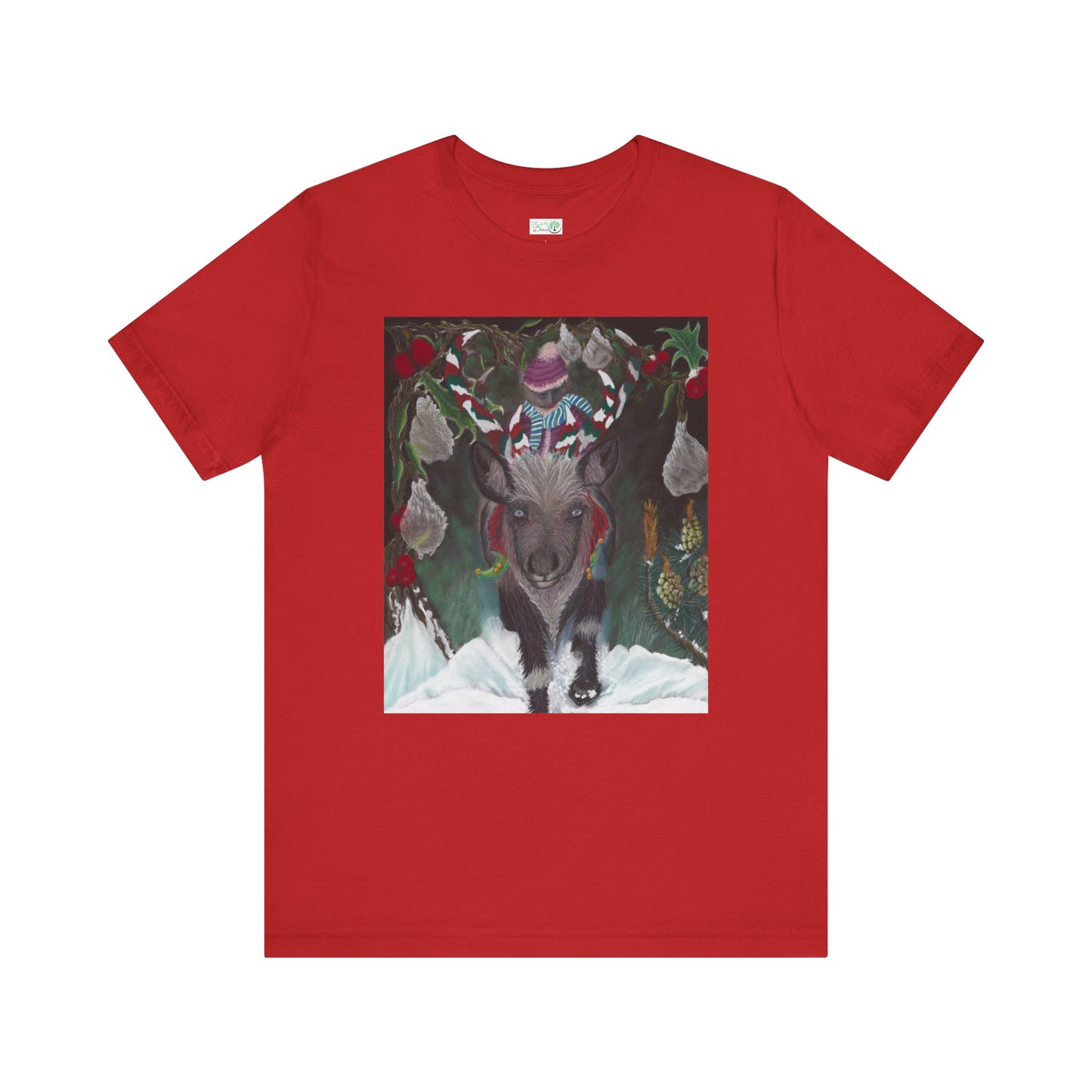 Unisex Short Sleeve T-shirt. 'Christmas Emergence'.