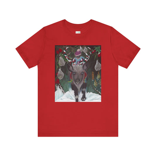 Unisex Short Sleeve T-shirt. 'Christmas Emergence'.