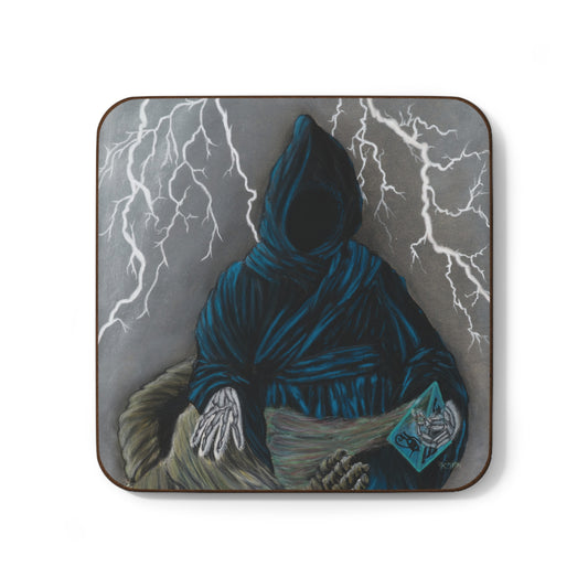 Hardboard Back Coaster 'The Grave Escape'.