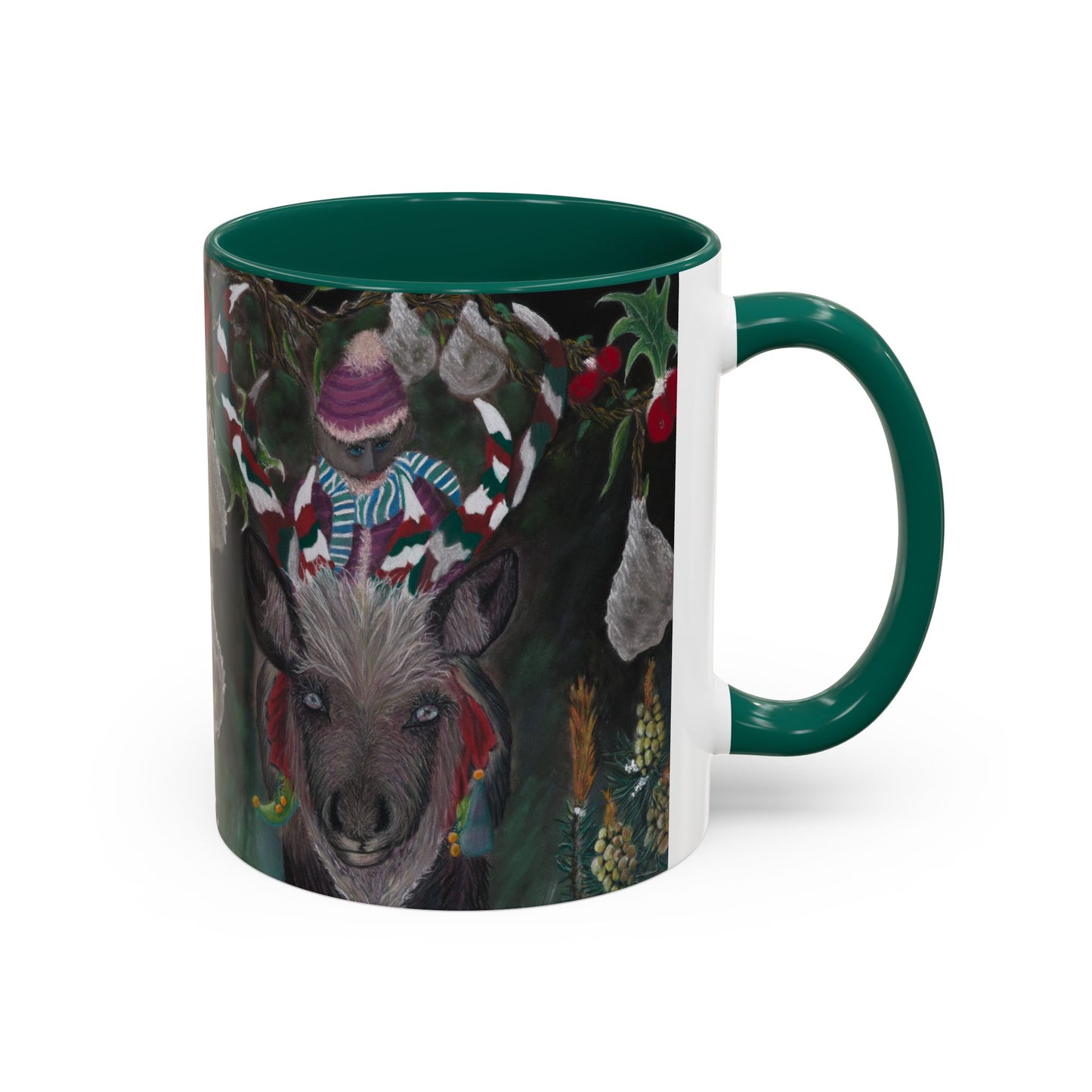 Colorful Mugs (11oz, 15oz) 'Christmas Emergence'.