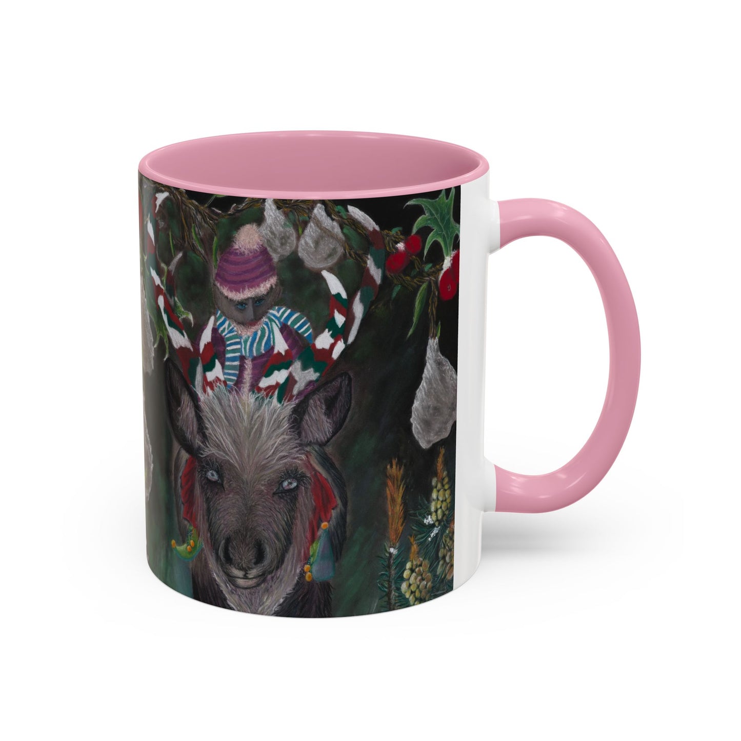Colorful Mugs (11oz, 15oz) 'Christmas Emergence'.