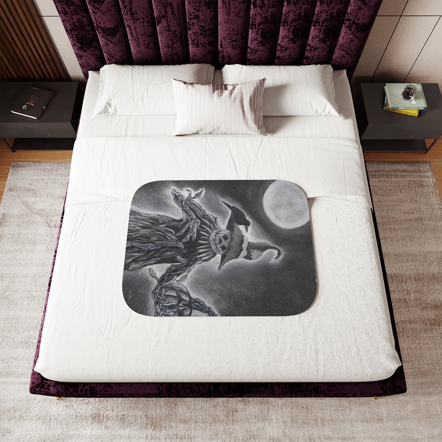 Sherpa Blanket, Two Colors 'The Gatekeeper'.
